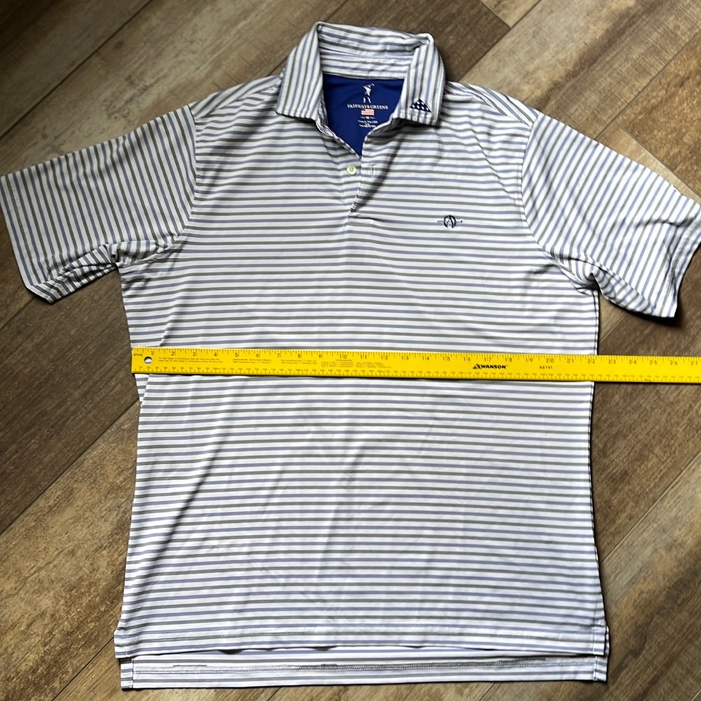 Adios Golf Club men’s shirt. Fairway & Greene Made in The USA size M